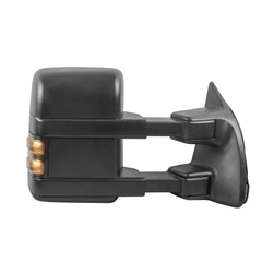 MOSTPLUS Towing Mirror For 1999-2007 Ford F250 F350 F450 F550 Super Duty Power Heated Mirror w/Led Turn Light (Set of 2)