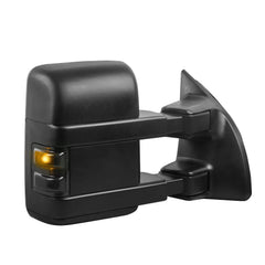 MOSTPLUS Towing Mirror For 2008-2016 Ford F250 F350 F450 F550 Super Duty Power Heated Mirror w/Turn Light (Set of 2)