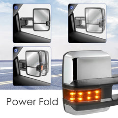 mostplus Power Fold Tow Mirror for 2014-2018 Chevy Silverado GMC Sierra 1500